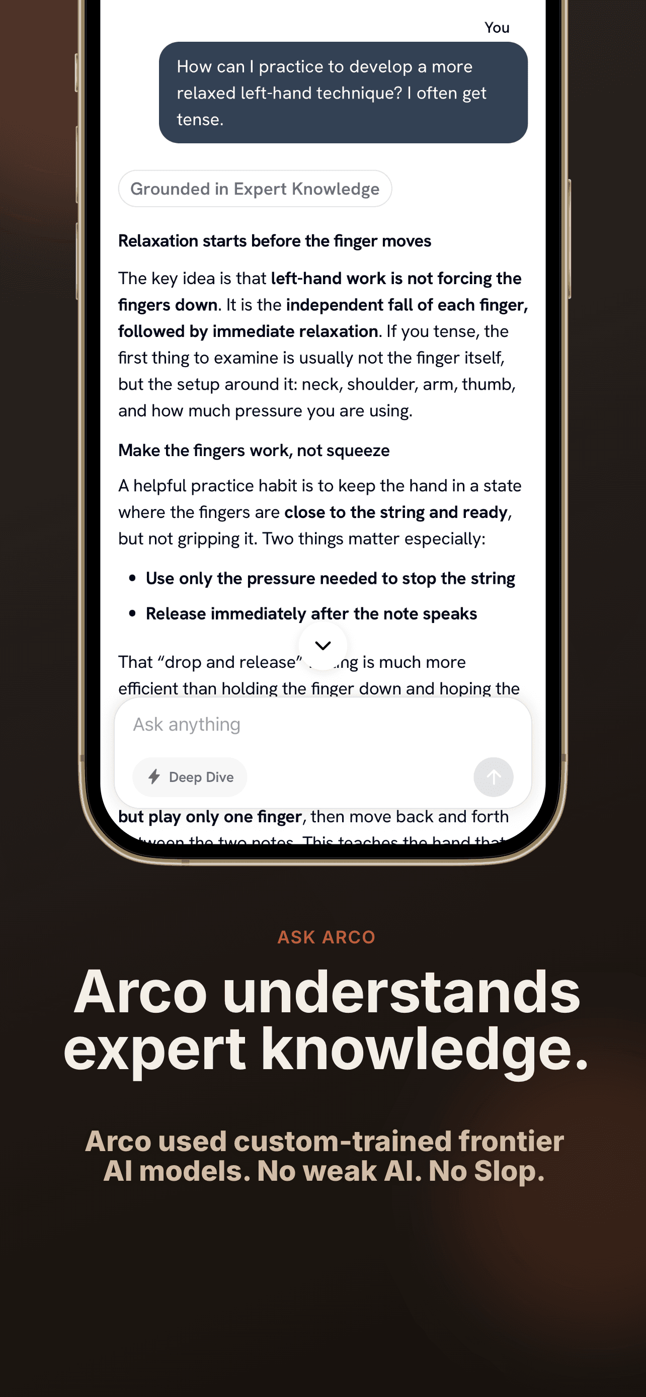 Arco chat interface